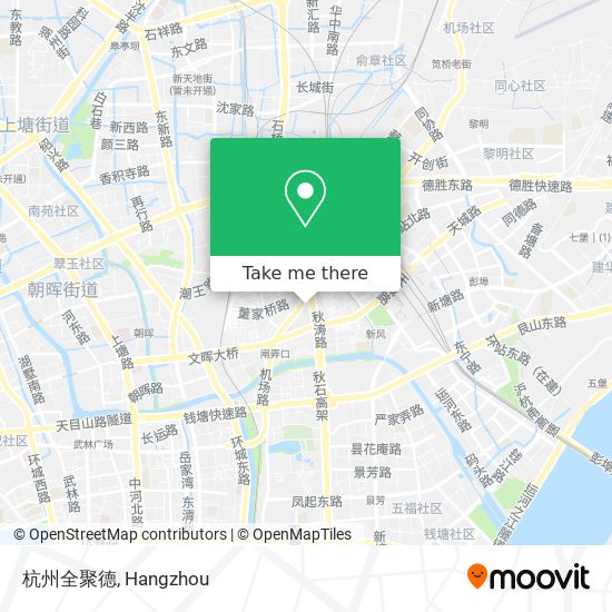 杭州全聚德 map