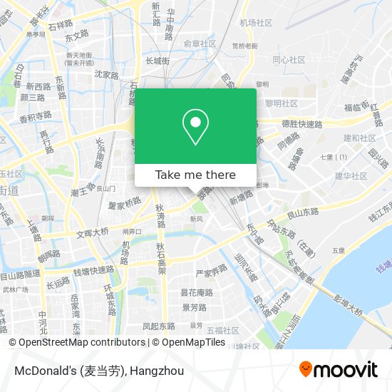 McDonald's (麦当劳) map
