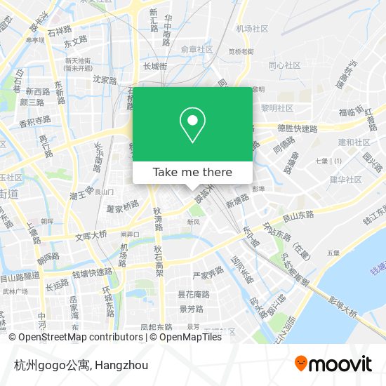 杭州gogo公寓 map