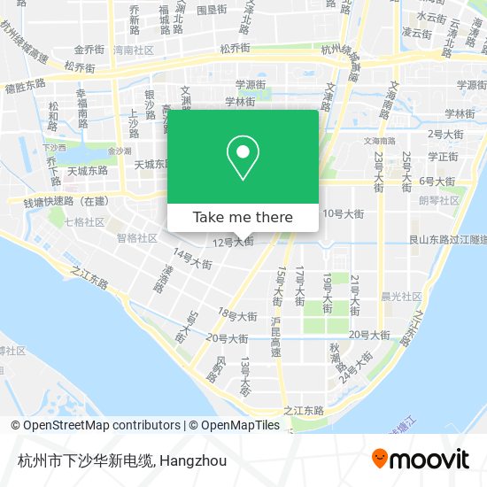 杭州市下沙华新电缆 map