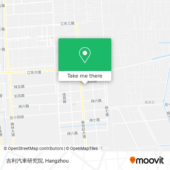 吉利汽車研究院 map