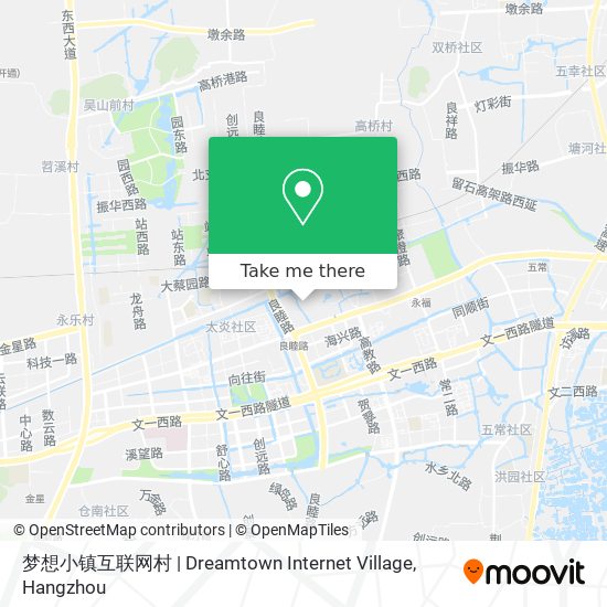 梦想小镇互联网村 | Dreamtown Internet Village map