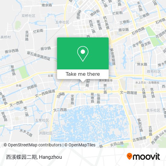 西溪蝶园二期 map