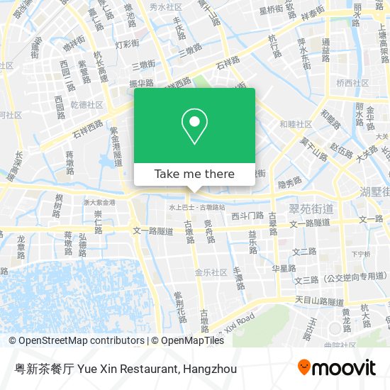 粤新茶餐厅 Yue Xin Restaurant map