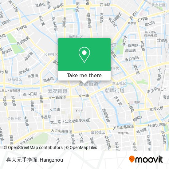 喜大元手擀面 map