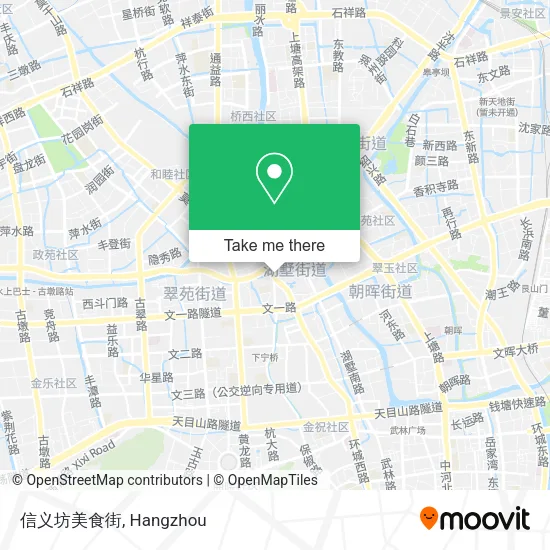 信义坊美食街 map
