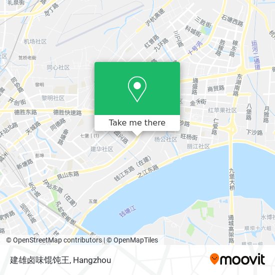 建雄卤味馄饨王 map
