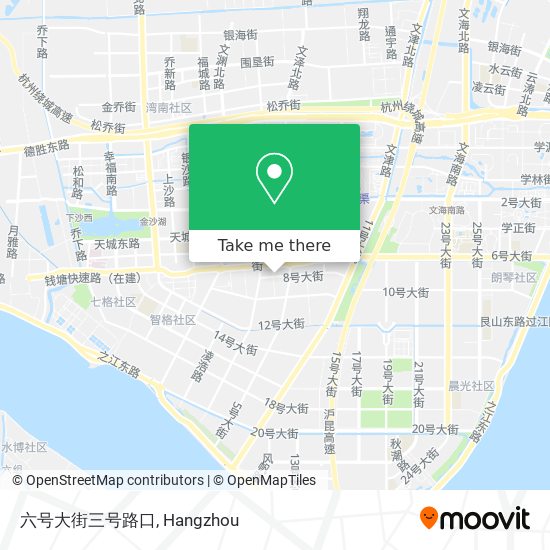 六号大街三号路口 map