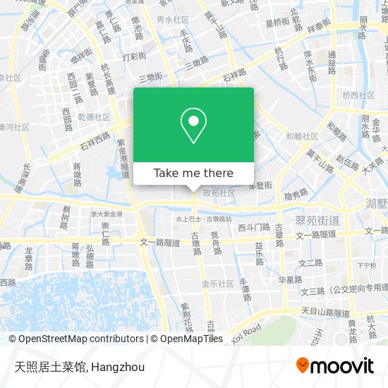 天照居土菜馆 map