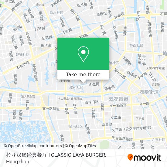 拉亚汉堡经典餐厅 | CLASSIC LAYA BURGER map