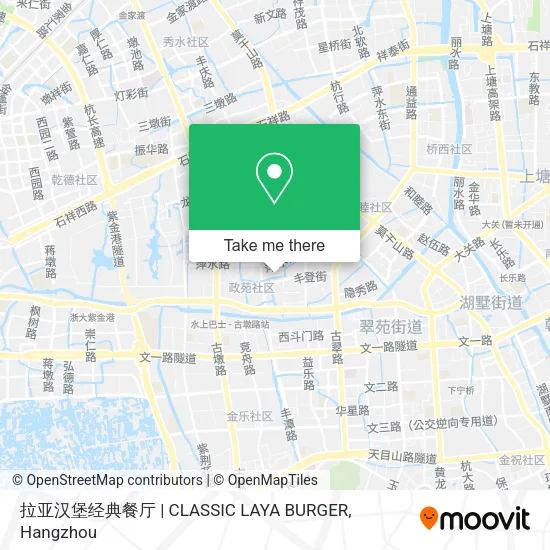 拉亚汉堡经典餐厅 | CLASSIC LAYA BURGER map