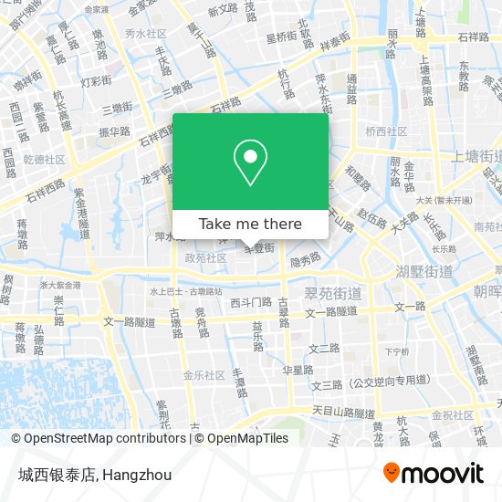 城西银泰店 map