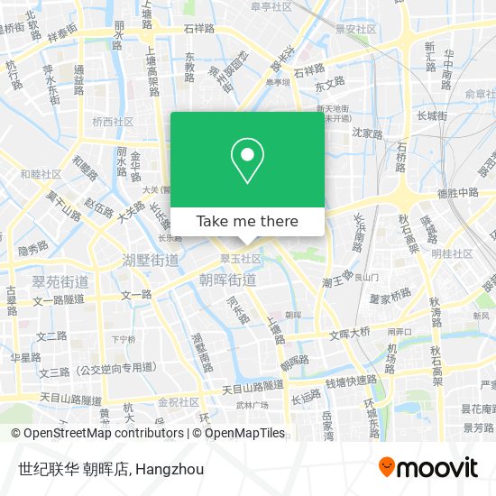 世纪联华 朝晖店 map