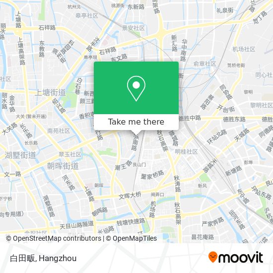 白田畈 map