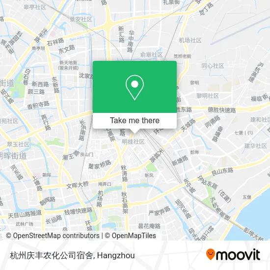 杭州庆丰农化公司宿舍 map