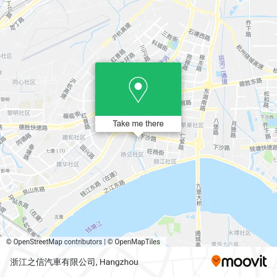 浙江之信汽車有限公司 map