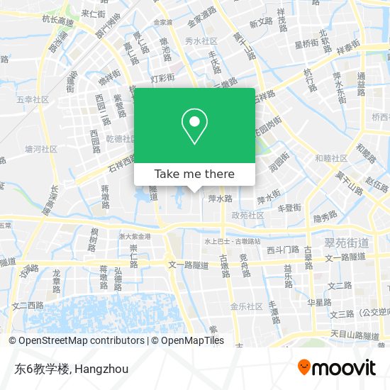 东6教学楼 map