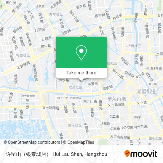 许留山（银泰城店） Hui Lau Shan map