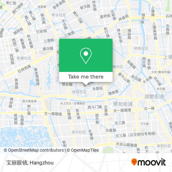 宝丽眼镜 map