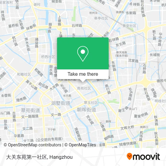 大关东苑第一社区 map