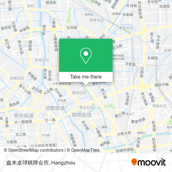 鑫来桌球棋牌会所 map