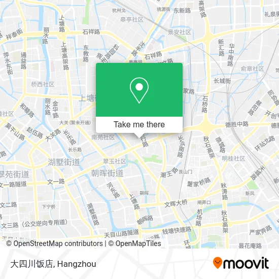 大四川饭店 map