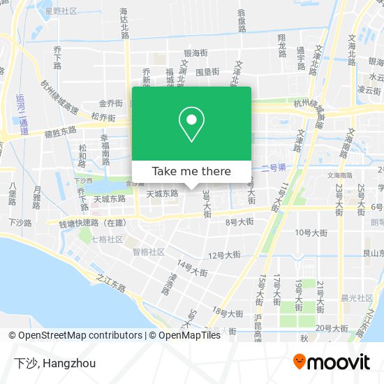 下沙 map
