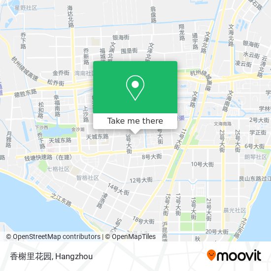 香榭里花园 map