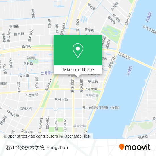 浙江经济技术学院 map