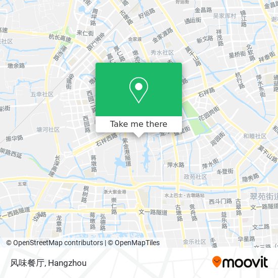 风味餐厅 map