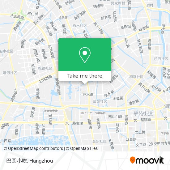 巴圆小吃 map