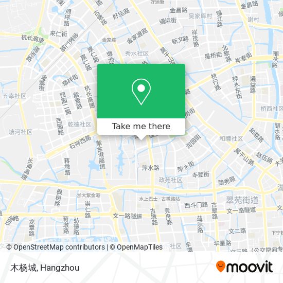 木杨城 map