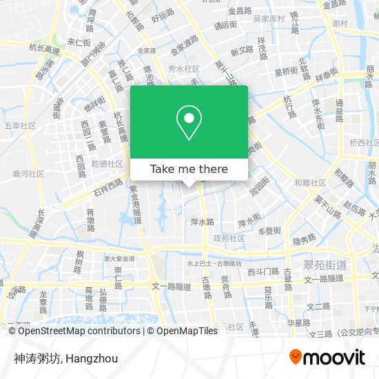 神涛粥坊 map