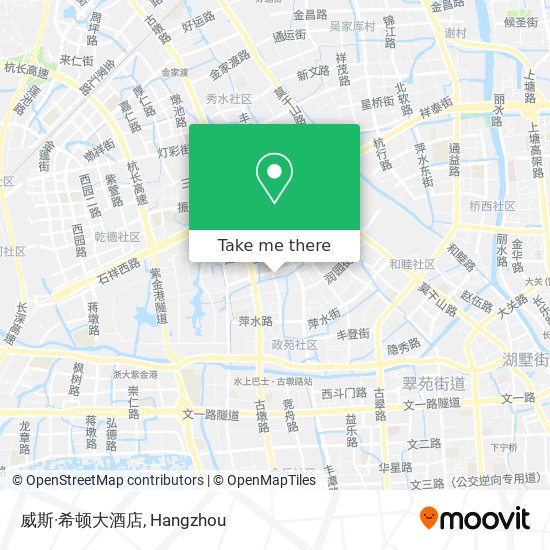 威斯·希顿大酒店 map