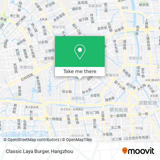 Classic Laya Burger map