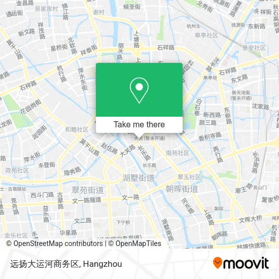 远扬大运河商务区 map