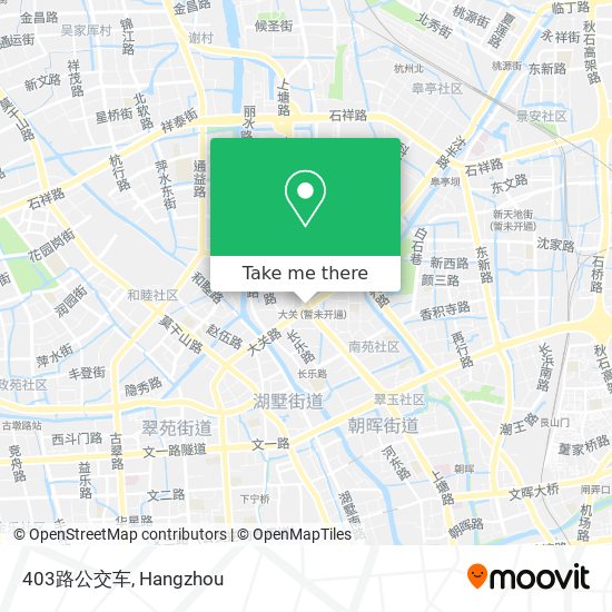 403路公交车 map