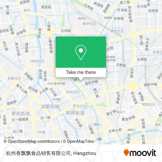 杭州香飘飘食品销售有限公司 map