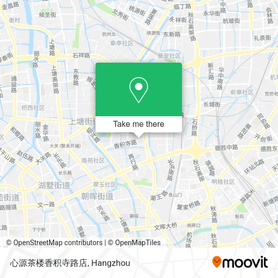 心源茶楼香积寺路店 map