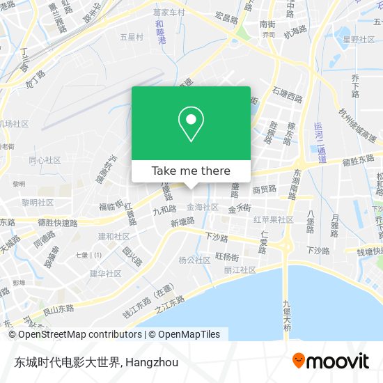 东城时代电影大世界 map