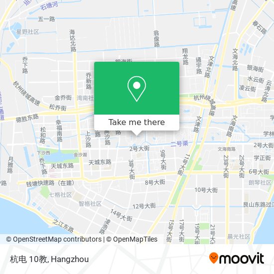 杭电 10教 map