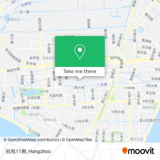 杭电11教 map