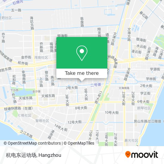 杭电东运动场 map
