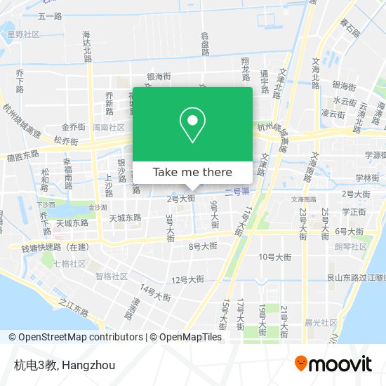杭电3教 map