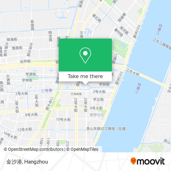 金沙港 map