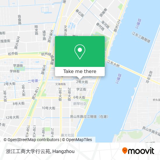 浙江工商大学行云苑 map