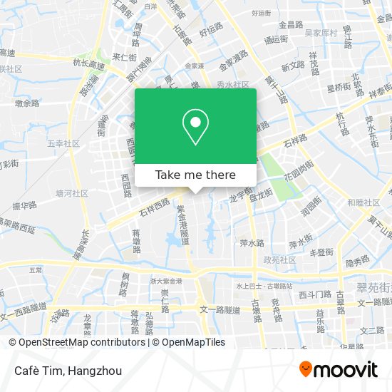 Cafè Tim map