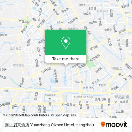 圆正启真酒店 Yuanzheng Qizhen Hotel map