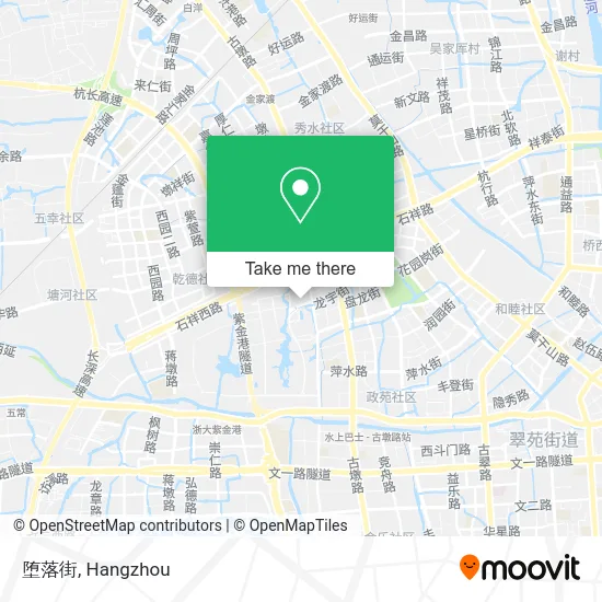 堕落街 map