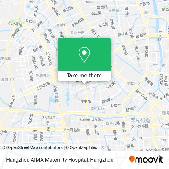 Hangzhou AIMA Maternity Hospital map